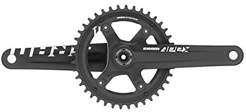 Sram mechanizm korbowy Apex 1 zestawów do 175 MM, I korby 42T GXP łożysk wewnętrznych, 00.6118.476.003 , czarna, One Size 00.6118.476.003