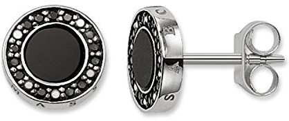 Thomas Sabo Glam i Soul kolczyki na sztyfcie srebrne z onyksem i cyrkonu h1861  641  11 H1861-641-11