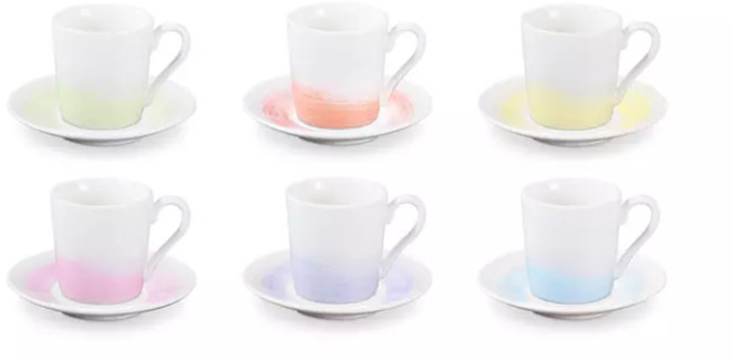 Tescoma Filiżanka na espresso z talerzykiem my COFFEE Pastels, 6 szt.