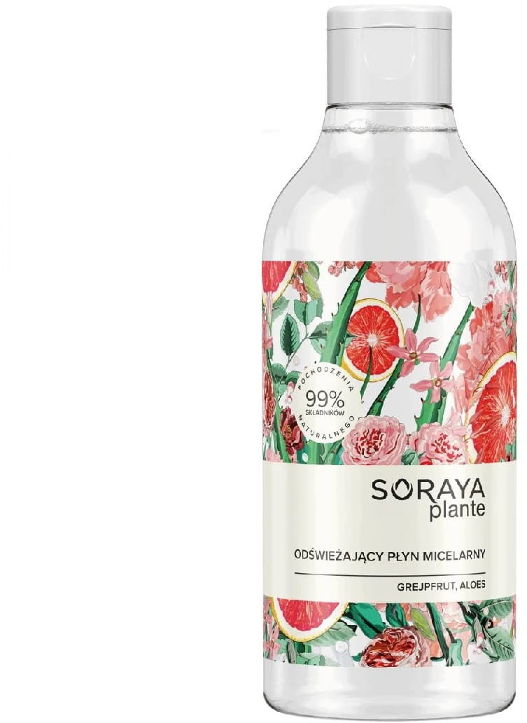 Soraya Plante Odświeżający Płyn Micelarny Grejpfrut i Aloes 400 ml