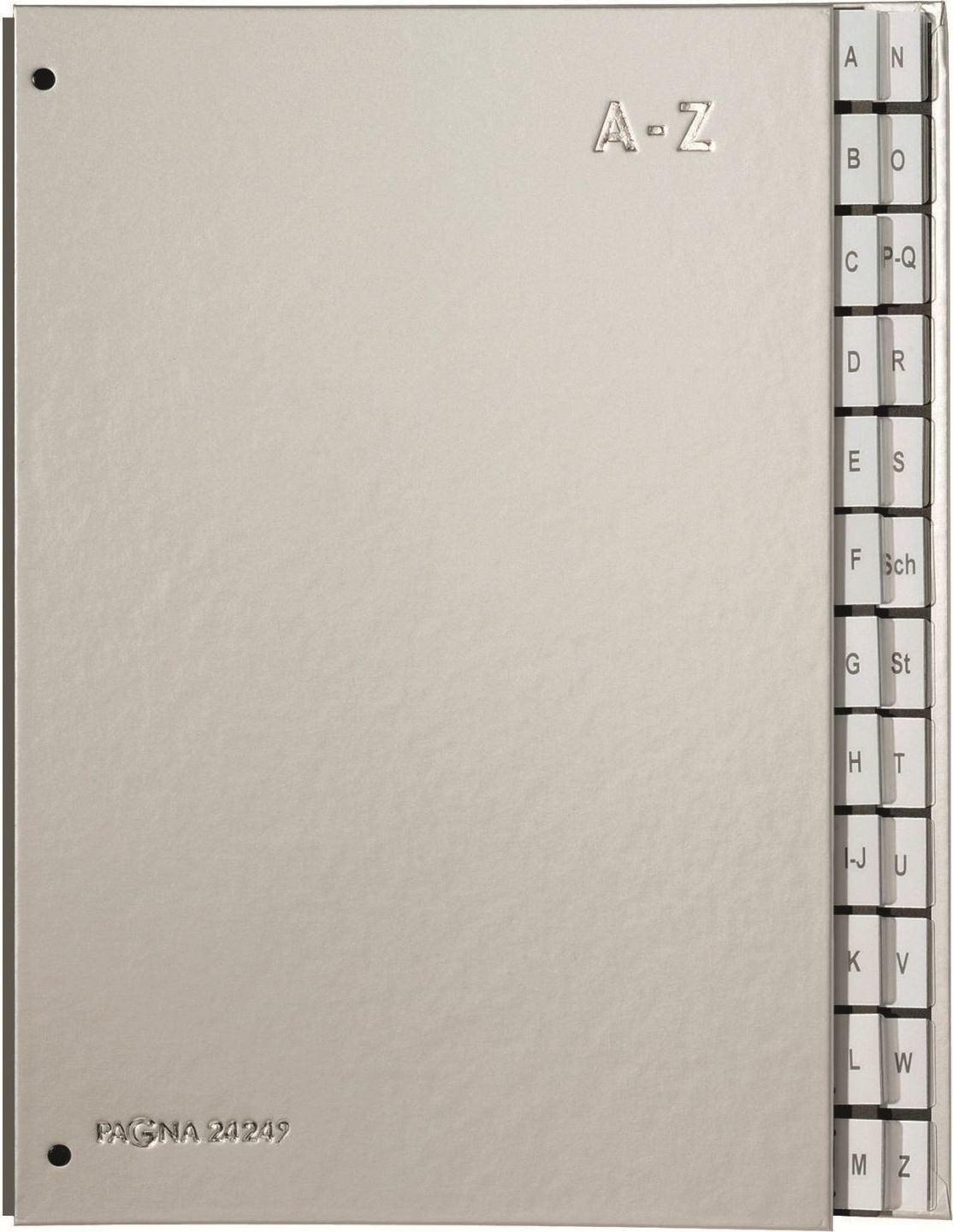 Pagna Przekładka indeksująca Color 24 Fächer A-Z silber 24249-14