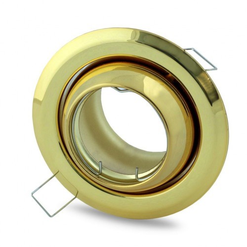 Milagro ZESTAW OCZEK OKRĄGŁYCH GU10 3X5W LED ZŁOTY EKZ4102