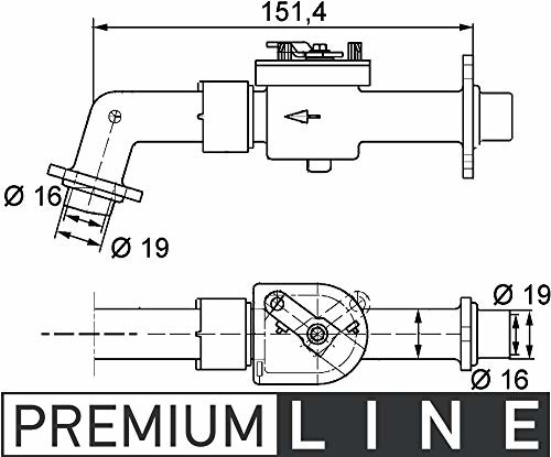 MAHLE CV 6 000P zawór chłodzący BEHR PREMIUM LINE CV 6 000P