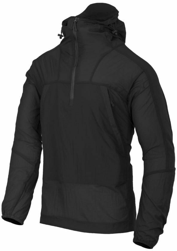 Helikon tex Kurtka WINDRUNNER Windshirt - WindPack Nylon - Czarny-Black - XS (KU-WDR-NL-01-B02) HE.KU-WDR-NL-01-B02