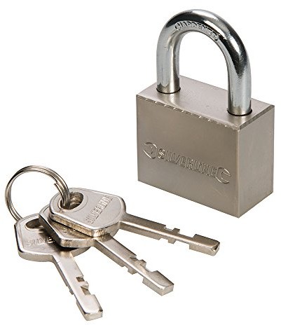 Silverline 447136 ze stali nierdzewnej firmy kłódka 40 MM 447136