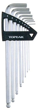 TOPEAK duohex Wrench zestaw z łbem walcowym z gniazdem sześciokątnym 2 8 MM 8 szt. nierdzewna głowica kulowa narzędzie do roweru kluczy,,,,, 15410087 50177