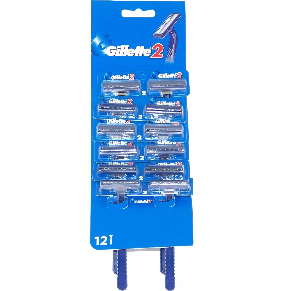 Gillette 2 golarki jednorazowe 12szt