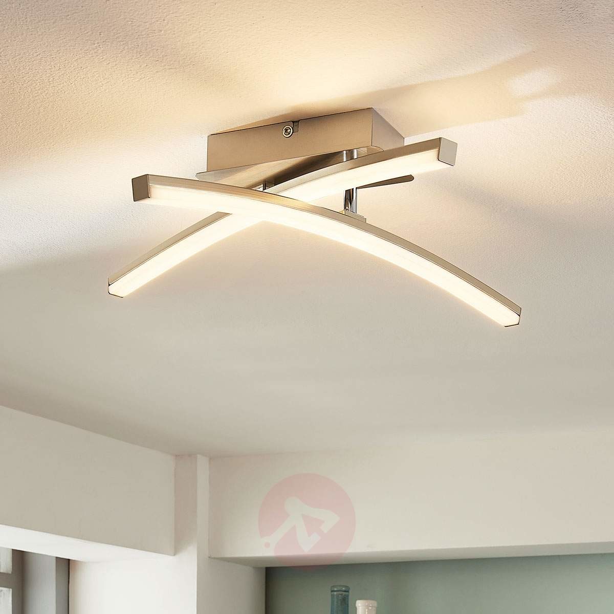 Lampenwelt com 4-stopniowa lampa sufitowa LED Laurenzia