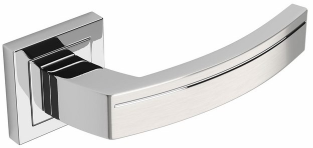 Kuchinox Klamka drzwiowa Parva na rozecie chrom/satyna