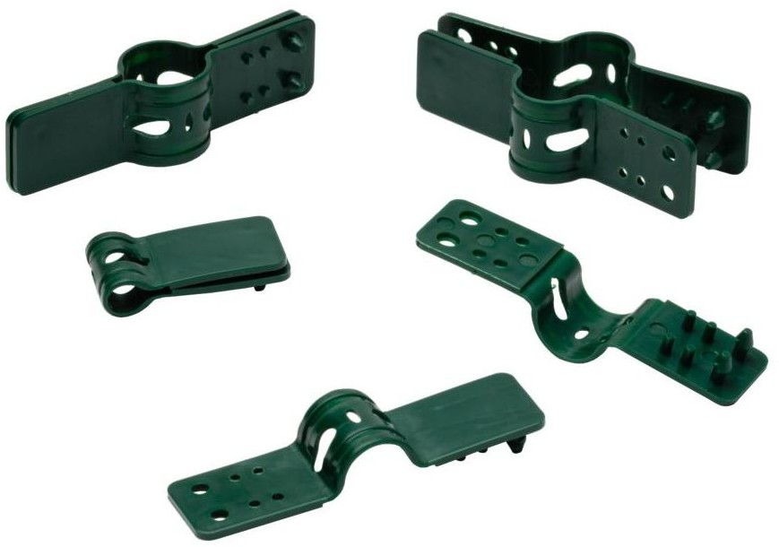 NATERIAL Klipsy do mat osłonowych 20 szt. zielone NATERIAL