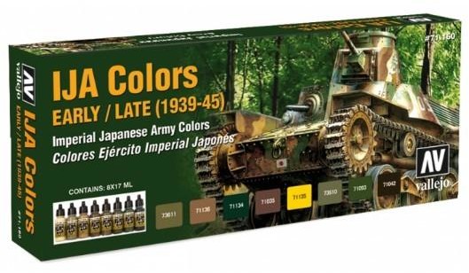 Vallejo Model Air Zestaw 8 farb - IJA Colors Early/Late Vallejo 71160