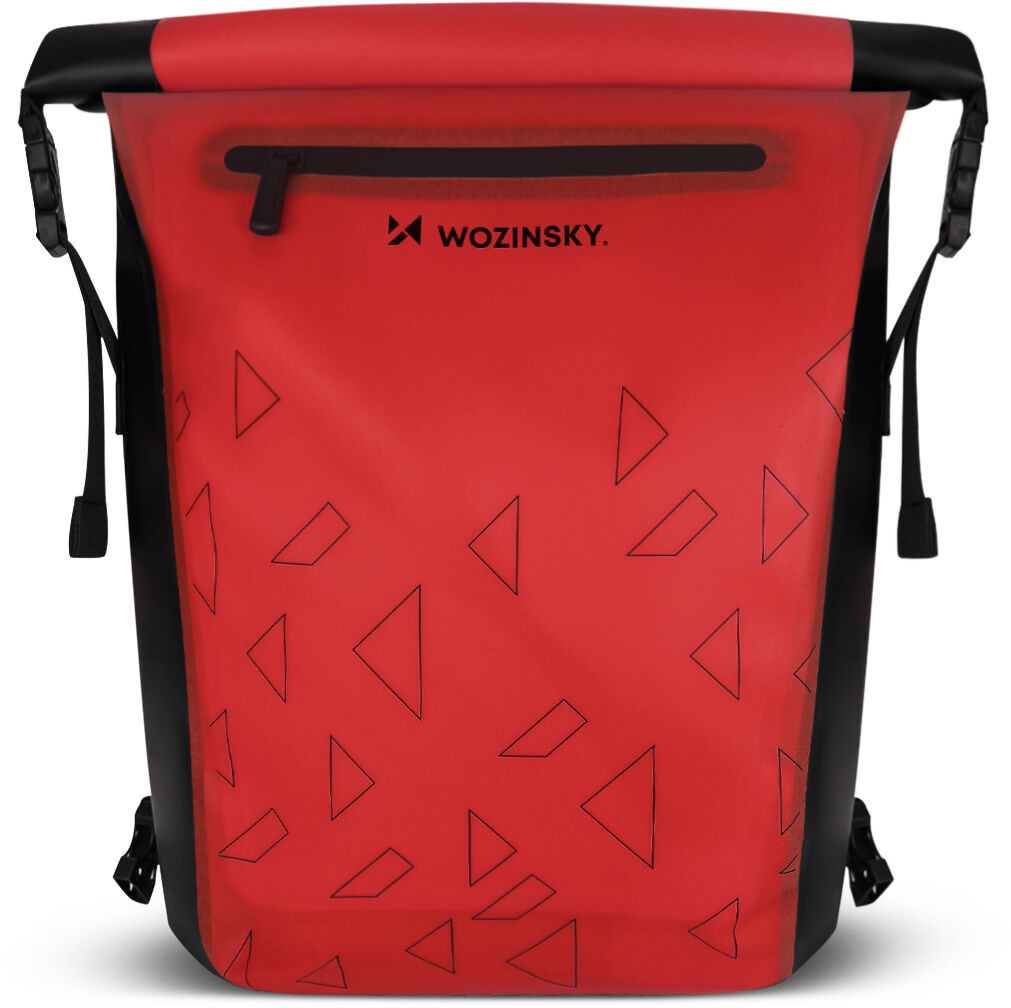 Wozinsky Wozinsky wodoszczelny plecak rowerowy ze stelażem torba rowerowa 2w1 23l czerwony (WBB31RE) WBB31RE