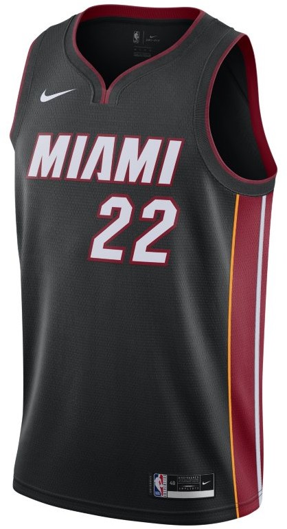 Nike Koszulka NBA Swingman Heat Icon Edition 2020 - Czerń CW3671-014
