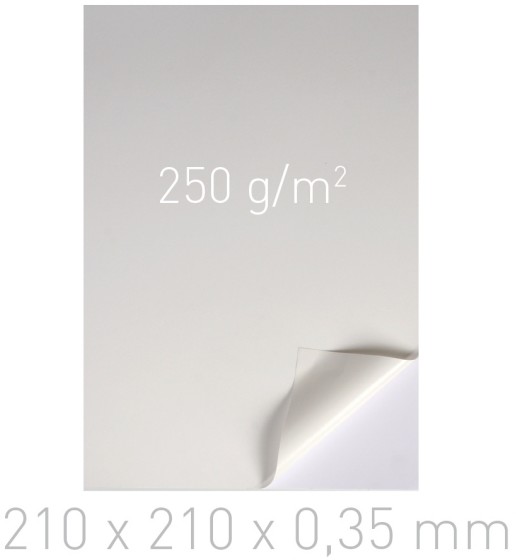 O.DSA Cardboard 210 x 210 x 0,35 mm 250 g/m2 100 sztuk NB-7736