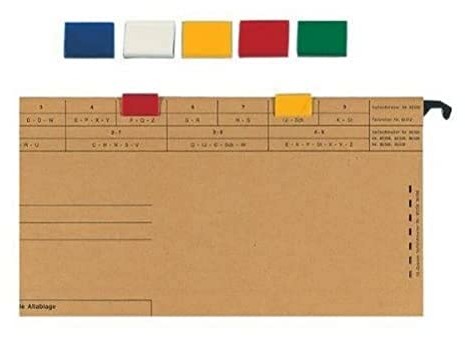 Elba 100420887 szerokie kolory vertic do skoroszytów zawieszanych vertic 25 szt. białe 85512 WE