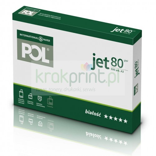 International Paper Papier Poljet A3 80g 500 ark