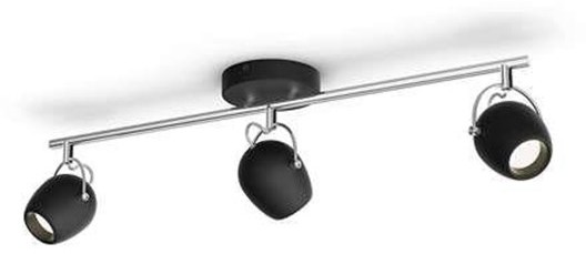 Philips Rivano Bar/Tube Black 3x4.3W Listwa oświetleniowa 915005695601