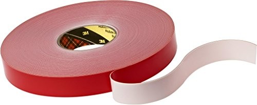 3M 3 m 7000072300 VHB taśm klejących, 4912 °F, 12 MM X 16,5 m, 2 MM, biały (zestaw 8 szt.) 7000072300