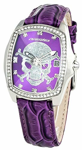 Chronotech Damski analogowy zegarek kwarcowy ze skórzanym paskiem CT.7896LS/104