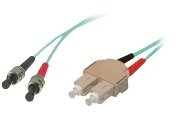 Tecline 39975210 OM3-włókien LWL-Kabel (50/125 m, 10,0 m) turkusowy 4048889018750