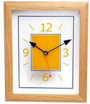 Atrix Zegar drewniany na szkle malowany ATW1201A