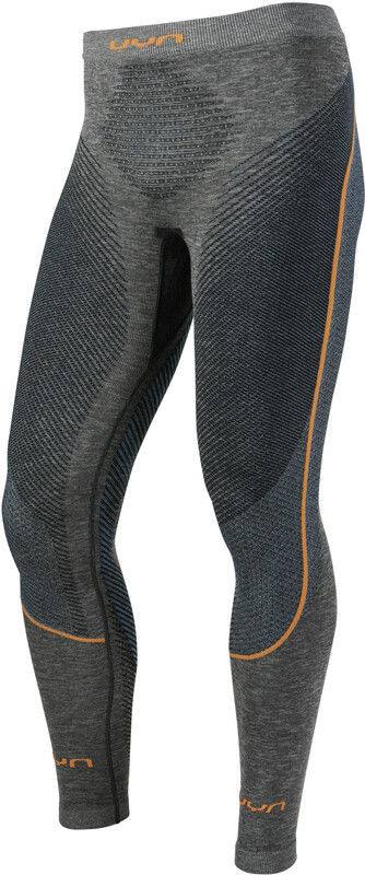 UYN Ambityon Melange UW Długie spodnie Mężczyźni, black melange/atlantic/orange shiny S/M 2020 Majtki, bokserki sportowe U100016-B456-S/M