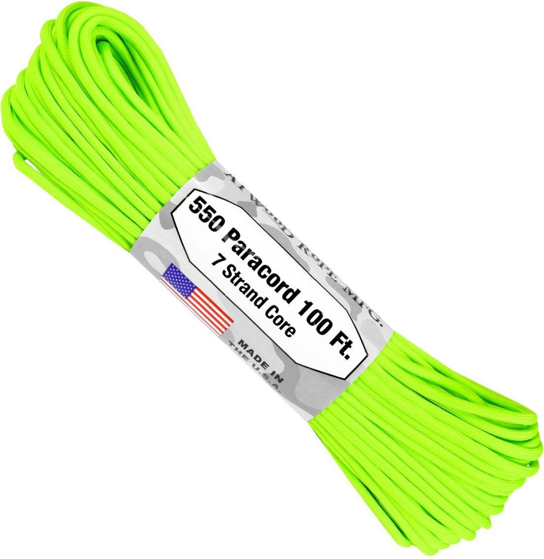 Paracord Linka Atwood Rope MFG 550 30 m - Neon Green (CD-PC1-NL-0Q) H CD-PC1-NL-0Q