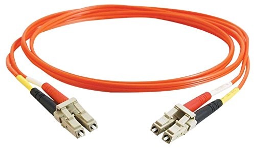 CABLESTOGO Cables To Go 85287 LC/LC Low Smoke Zero Halogen Duplex 62,5/125 Włókien szklanych Multi-mode przewód krosowy (1 m) Pomarańczowy 757120852872