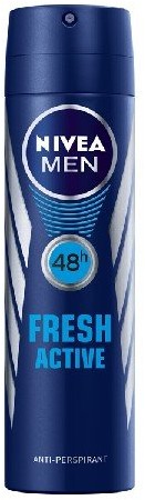 Nivea Fresh Active, antyperspirant spray męski, 150 ml