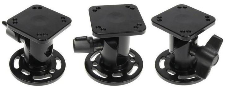 Brodit Podstawa montażowa o długości 62 mm i średnicy 64 mm oraz wymiarach 50x50 mm