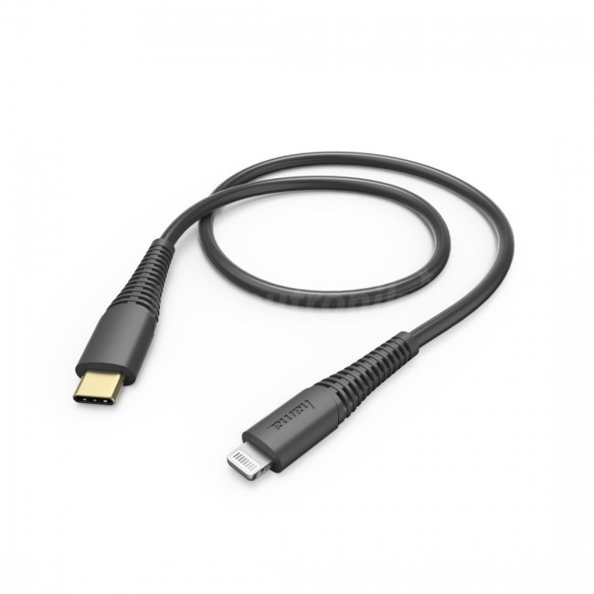 Hama USB-C lightning 1.5m czarny 183308