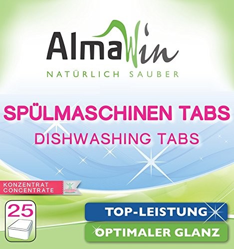 AlmaWin ALM awin nadaje się do mycia w zmywarkach Tabs Extra Stark 25 Tabs Vegan, ecocert 2435