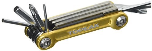 TOPEAK Mini 9 Pro 9 wszystkie kolory Fkt.- Składany uchwyt narzędziowy, Alu-Body, Mini 9pro, złoto TT2551GD