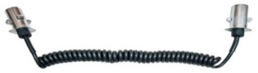 HYBSZ Przewód spiralny 24V typu S, wtyczki metalowe 4,5m PSSM4,5 PSSM4,5
