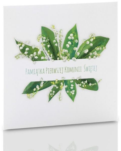 Obwoluta TS komunia konwalia (na płytę CD/DVD)