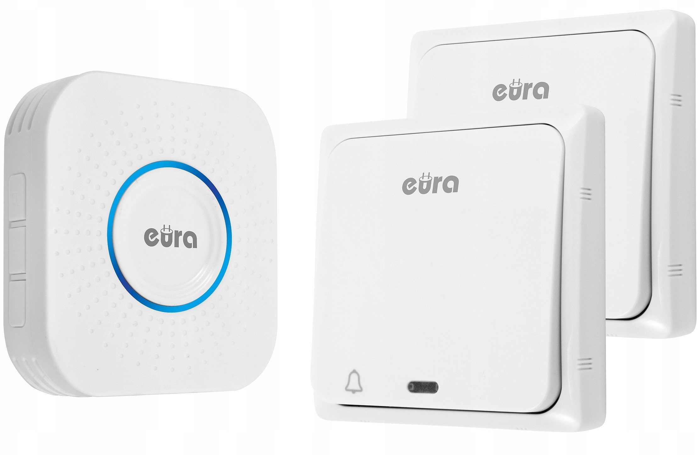 Dzwonek bezbateryjny bezprzewodowy 2 dwa przyciski