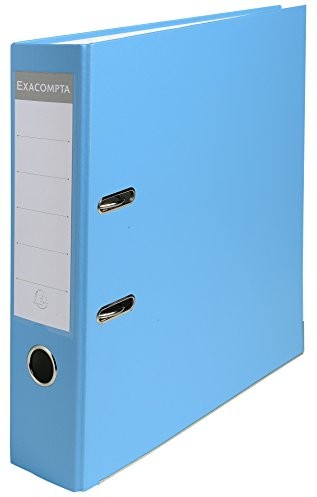 Exacompta segregator (2 pierścienie, polipropylen, grzbiet o szer. 80 mm, A4), jasnoniebieski 918412B