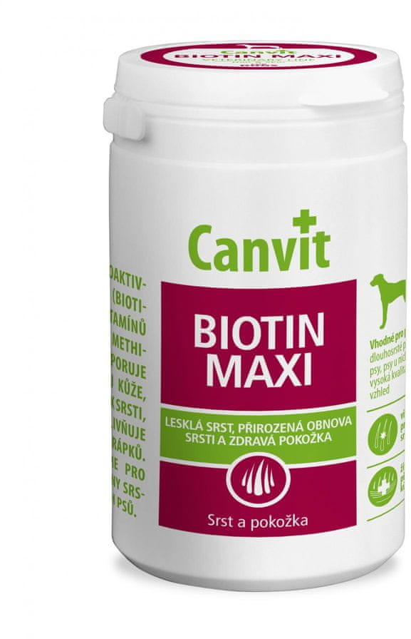 CANVIT suplement diety dla psa Biotin Maxi 500 g # z wartością produktów powyżej 89zł!