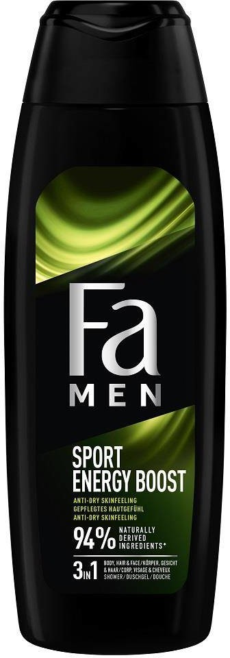Fa Men Xtreme Sport Energy Boost Shower Gel żel pod prysznic do mycia ciała i włosów dla mężczyzn 750ml 100760-uniw