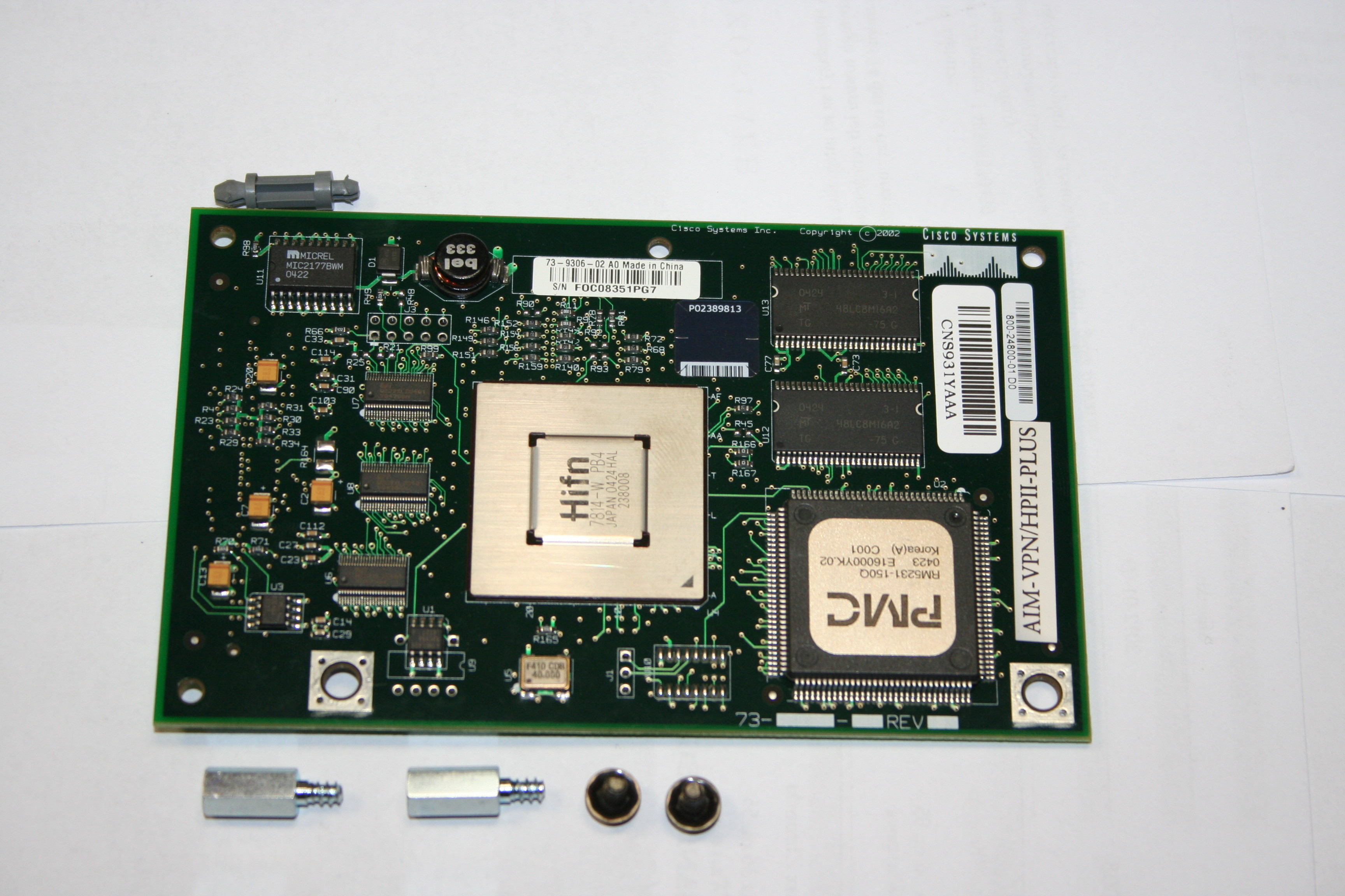 Cisco AIM-VPN/HPII-PLUS AIM-VPN/HPII-PLUS