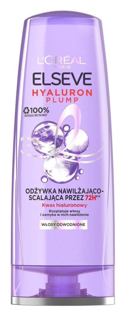 Loreal Elseve Hyaluron Plump Odżywka nawilżająco-scalająca (przez 72H) do włosów odwodnionych 200ml 132605