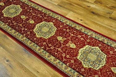 CHODNIK DYWANOWY YESEMEK 70cm TRADYCYJNY BORDO 5071A
