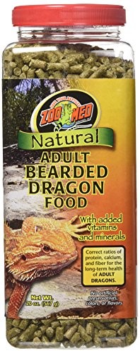 Zoo Med Natural bearded Dragon Food Adult 567 G, podszewka szyszki do pogona (rodzaj)