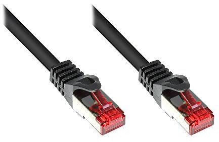 Good Connections Cat.5e kabel krosowy Ethernet LAN z zabezpieczeniem zatrzasku RNS, SF/UTP, 100 MHz, sieci Ethernet Gigabit-capable (10/100/1000 Base-T)  np. do Patch Panel, przełącznik, router, modem 8060-010S