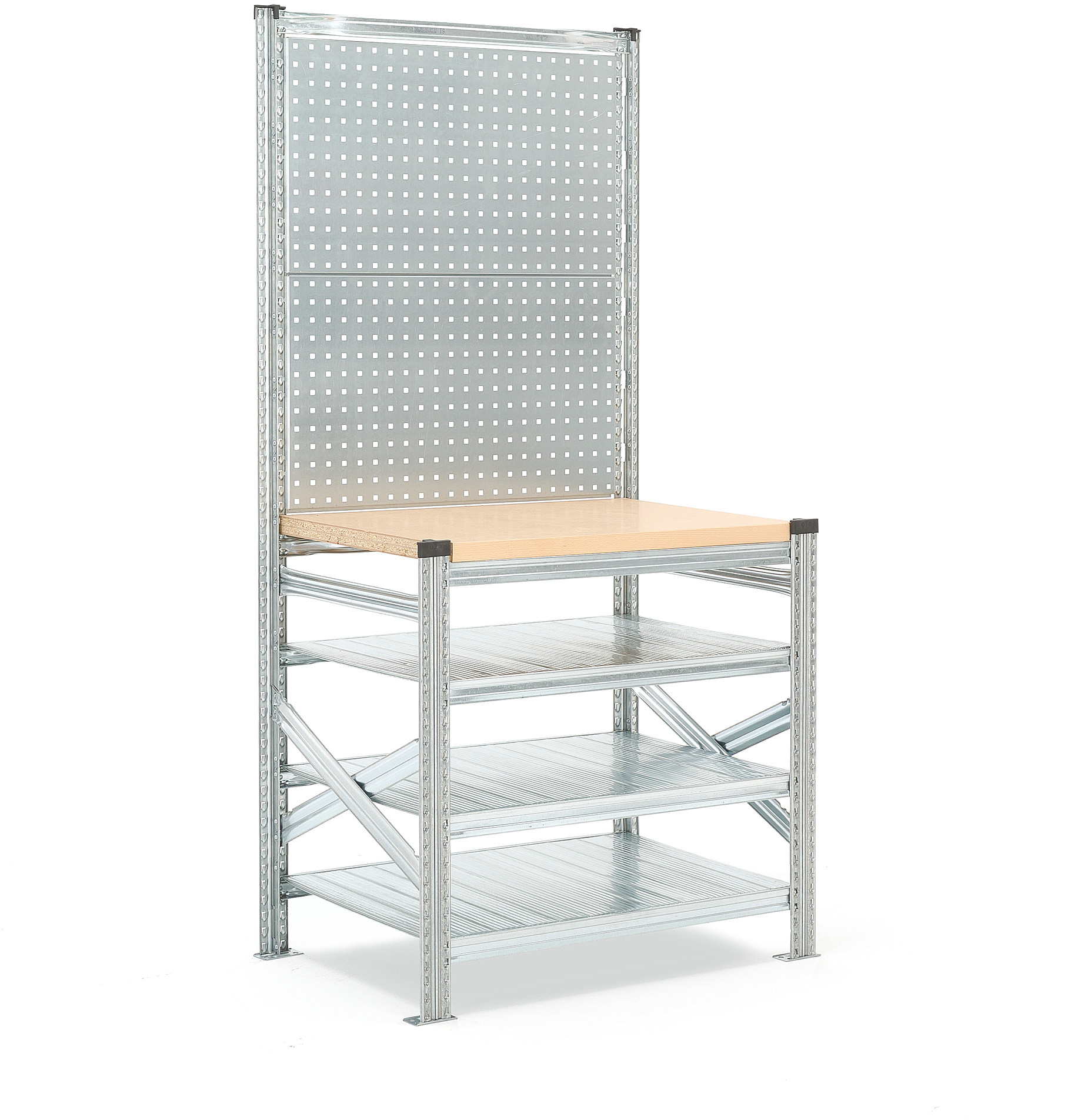 AJ Stół roboczy 1972/916x900x600 mm. Moduł podstawowy z panelem narzędziowym 280990