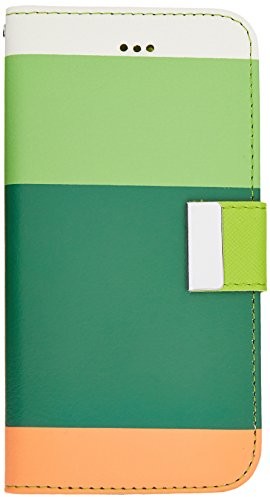 LD Case LD A000840 Case etui z klapką do iPhone 6, 11,9 cm (4,7 cala), jasnozielone/ciemnozielone A000840