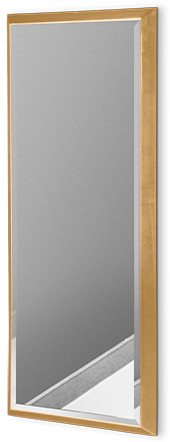 Home Euro Nowoczesne lustro w złotej ramie 53 x 53 cm 12F-390 złoty