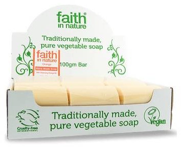 Faith In Nature Organiczne mydła odświeżające z pomarańczą 18sztuk x 100g