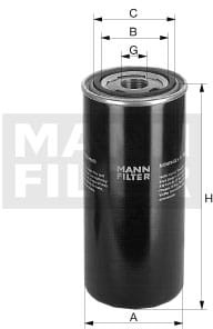 MANN Filtr oleju -FILTER WH 724