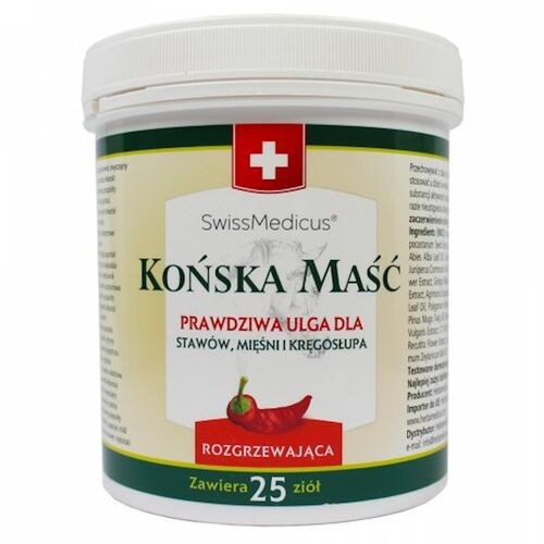 Herbamedicus Końska Maść - Rozgrzewająca - Szwajcarska